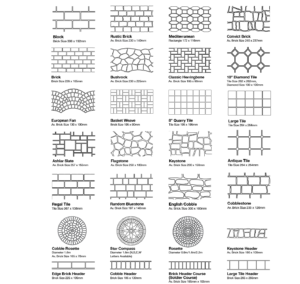 Concrete Stencil Patterns - JAK Concrete & Excavation