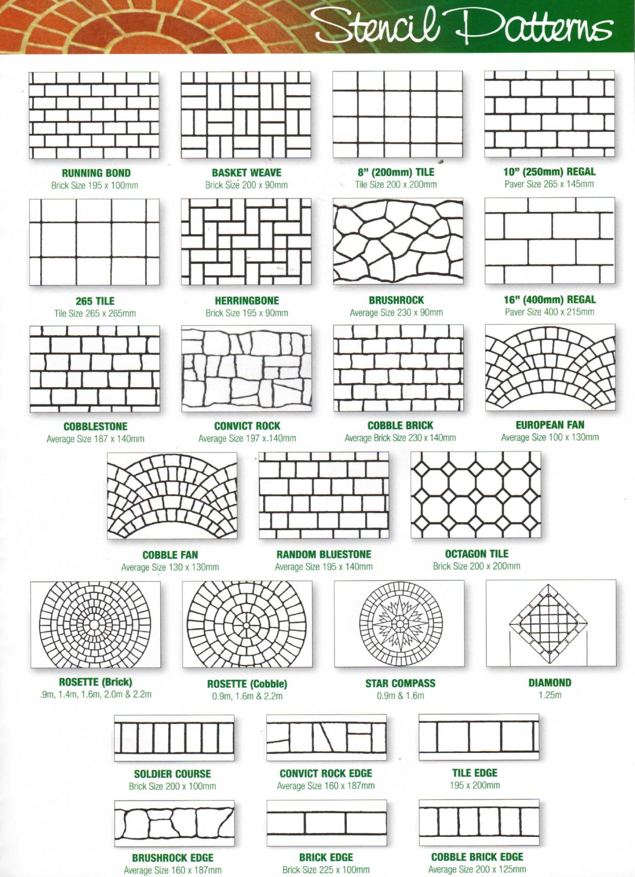 Concrete Stencil Patterns - JAK Concrete & Excavation